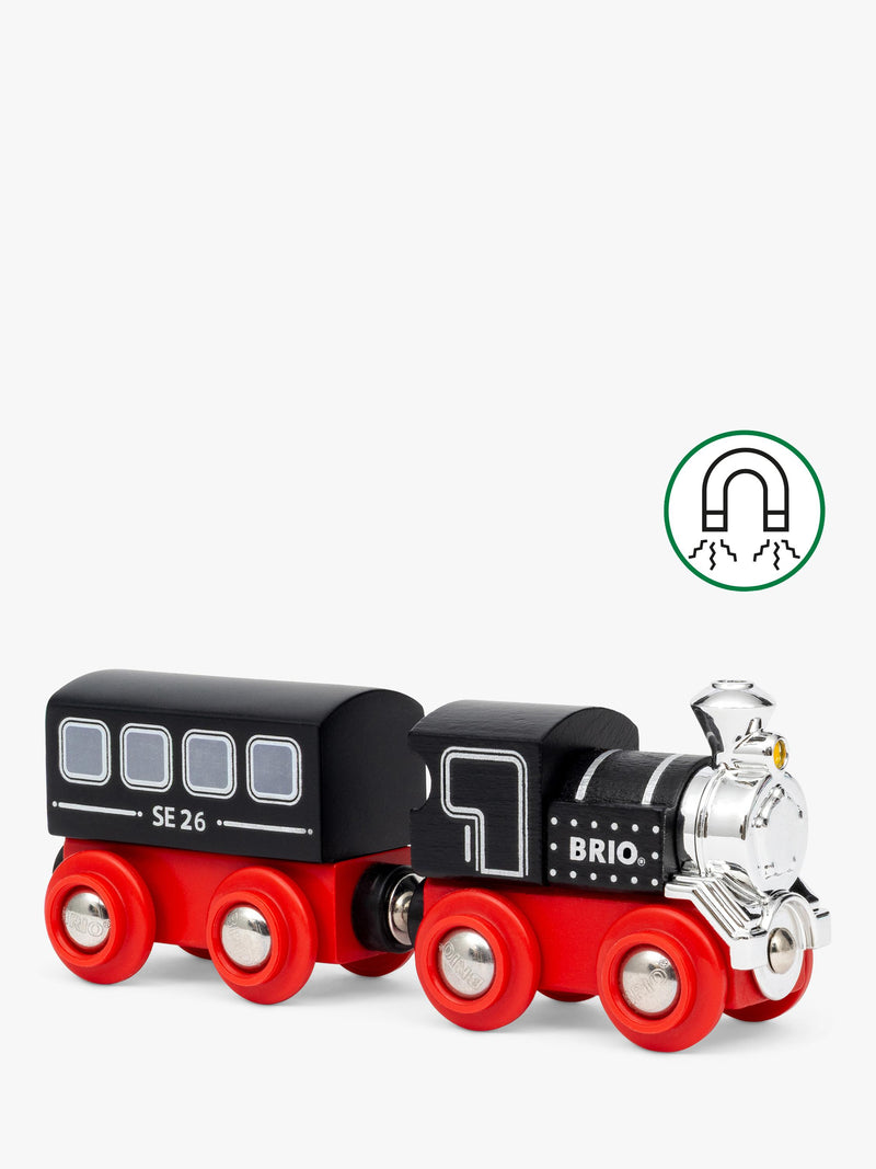 BRIO Special Edition Train 2026 with wooden wagon, UK version