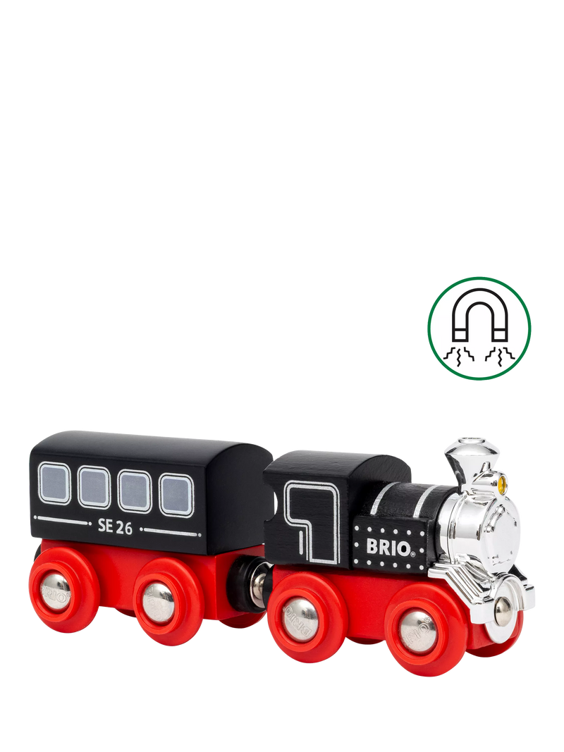 BRIO Special Edition Train 2026 with wooden wagon, UK version