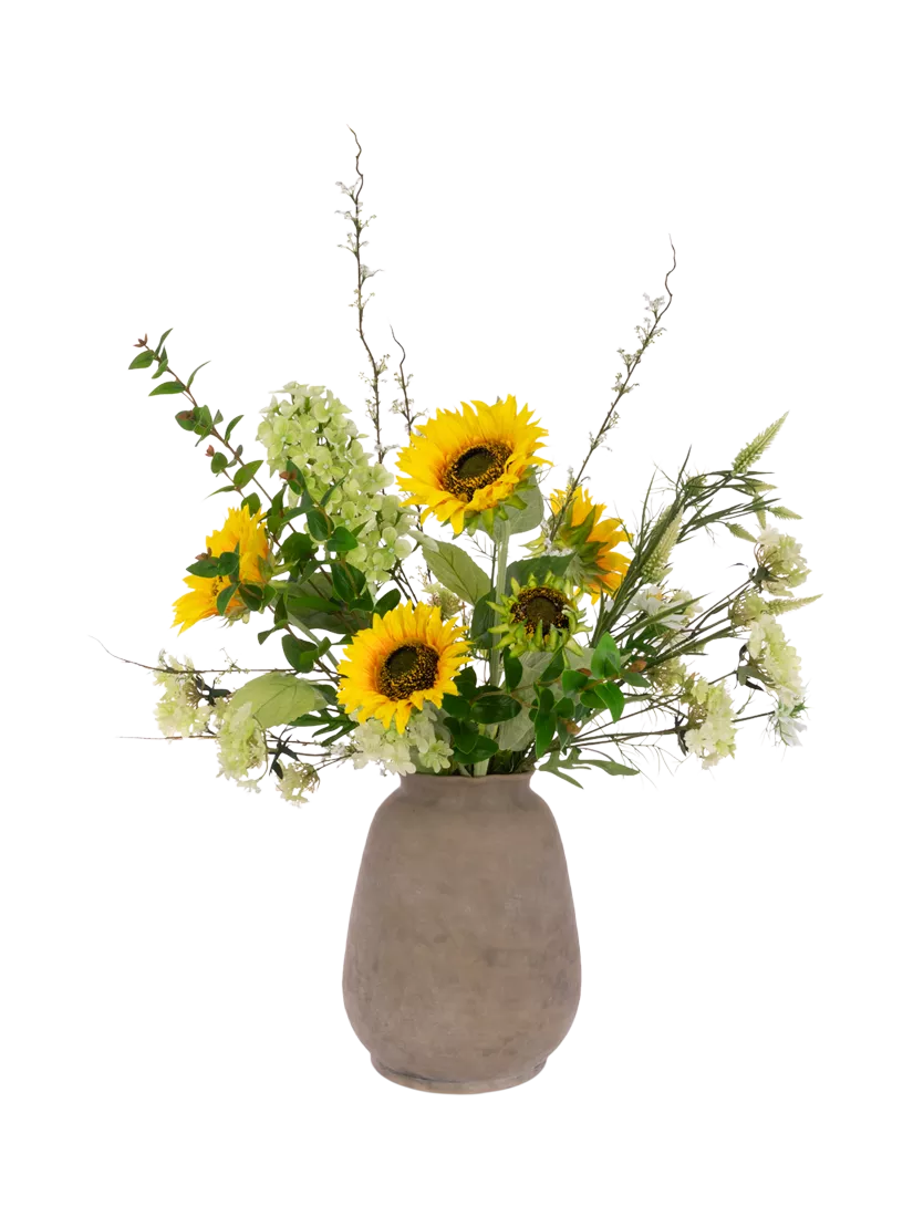Floralsilk artificial flower arrangement sunlit meadow 76cm (British brand)