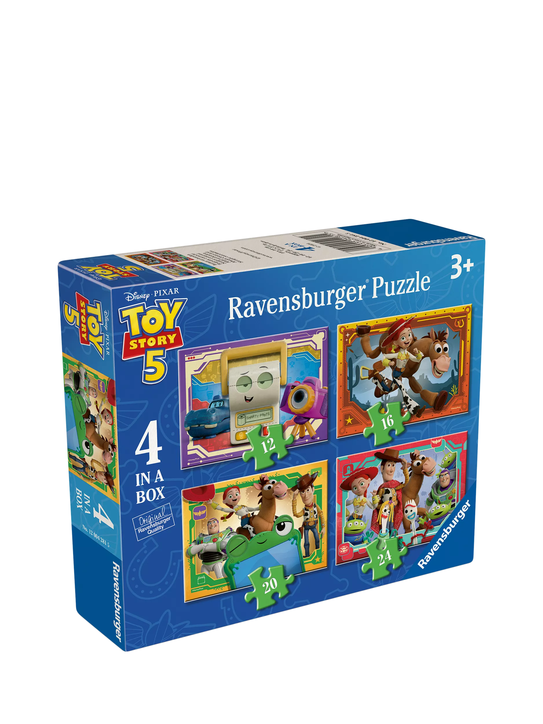 Ravensburger Toy Story 5 4-in-a-box jigsaw puzzle 72 pieces, UK version