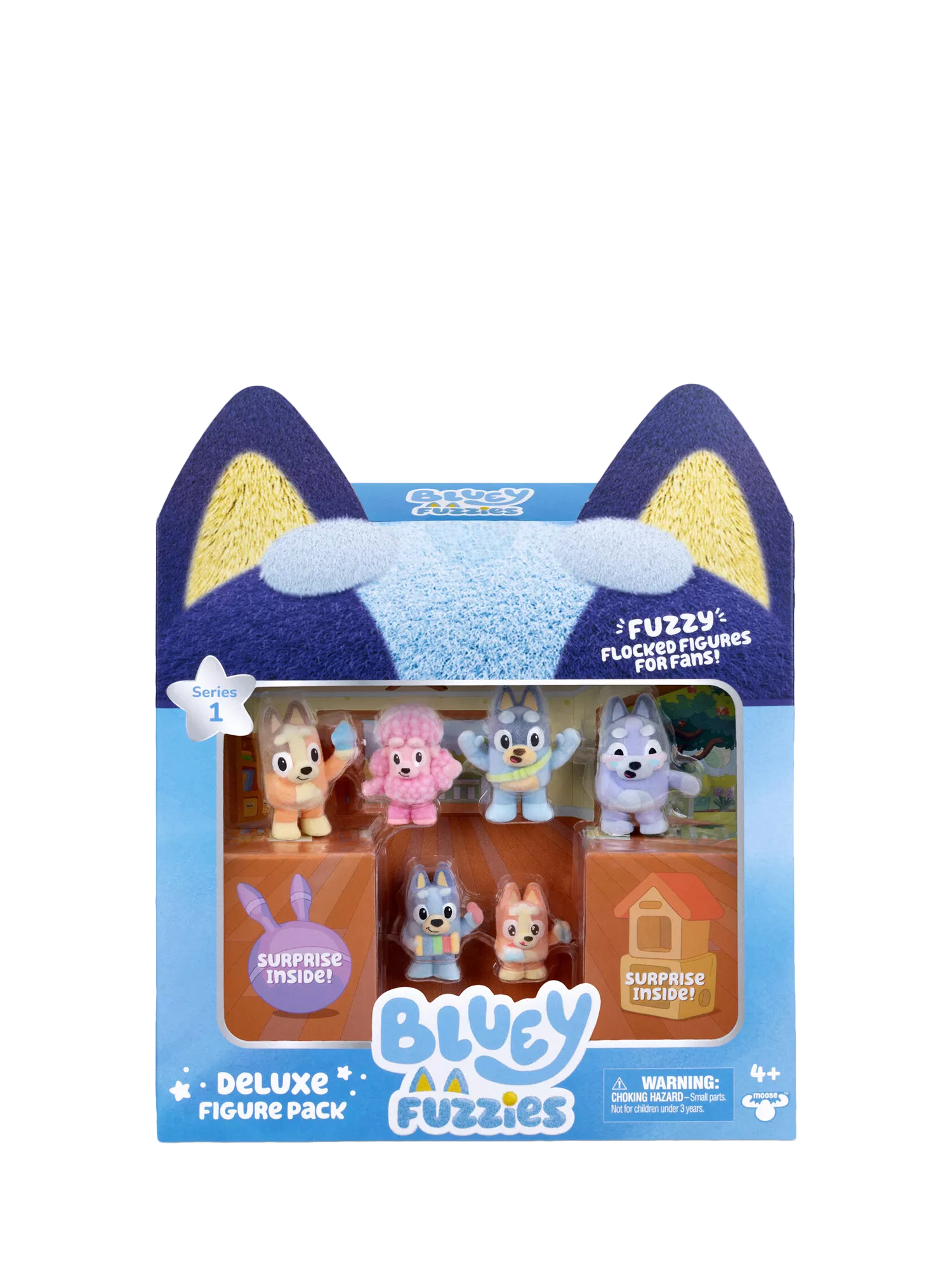 Bluey Fuzzies Deluxe Figure Pack