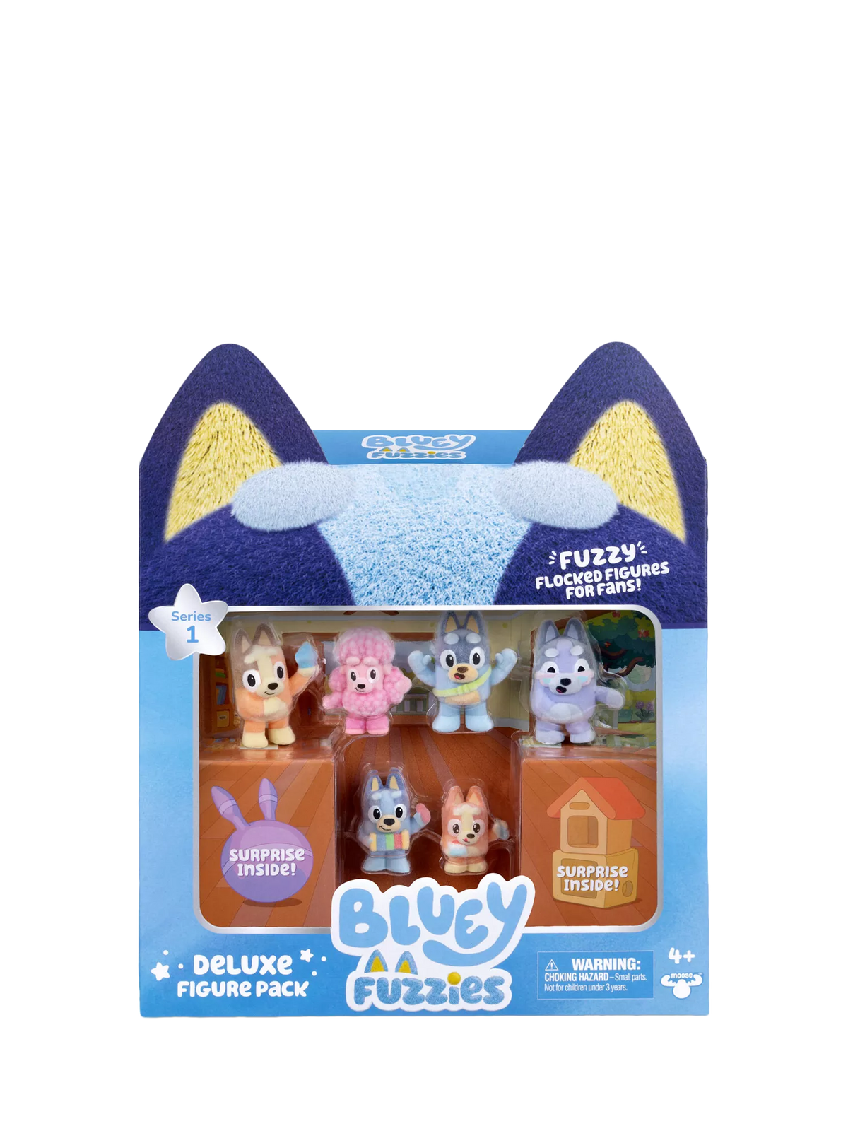 Bluey Fuzzies Deluxe Figure Pack