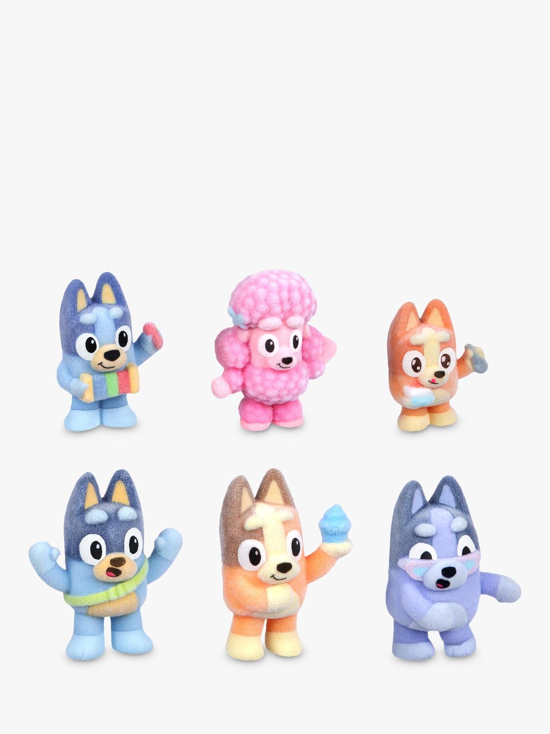 Bluey Fuzzies Deluxe Figure Pack - British product