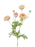 Floralsilk artificial ranunculus stem pink 66cm (British brand)