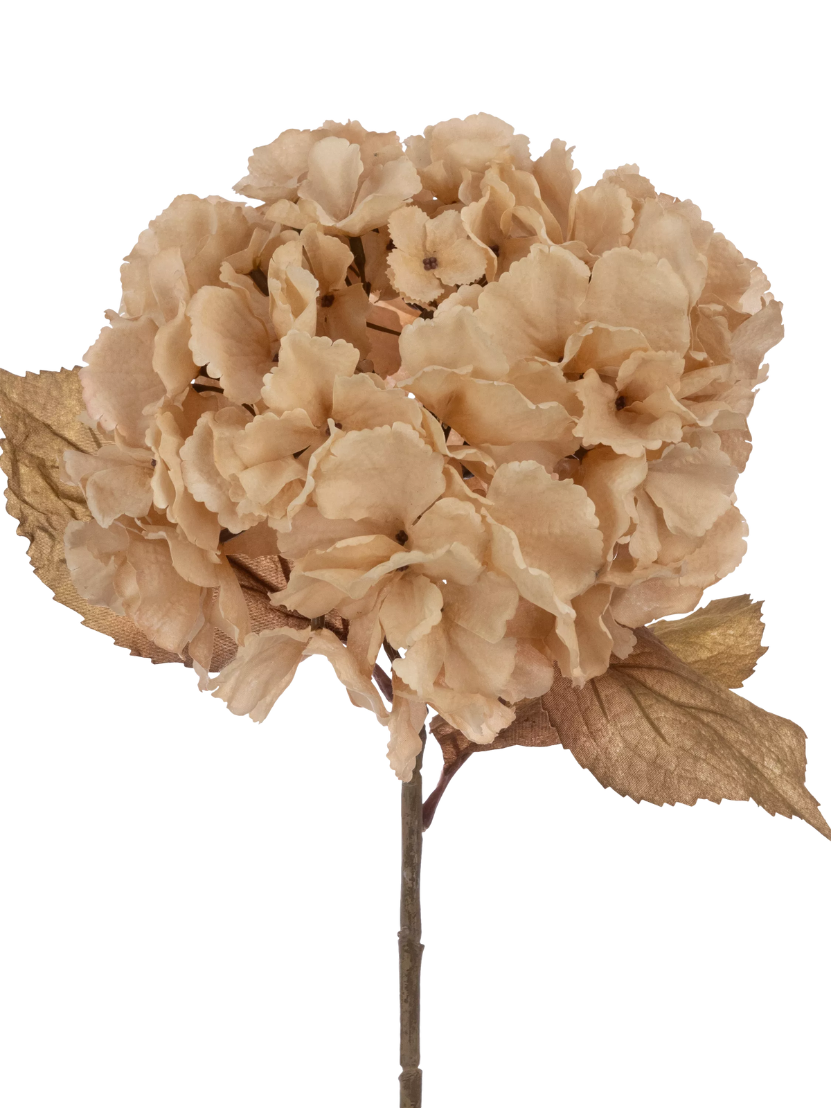 Floralsilk artificial autumn hydrangea stem 80cm (British brand)