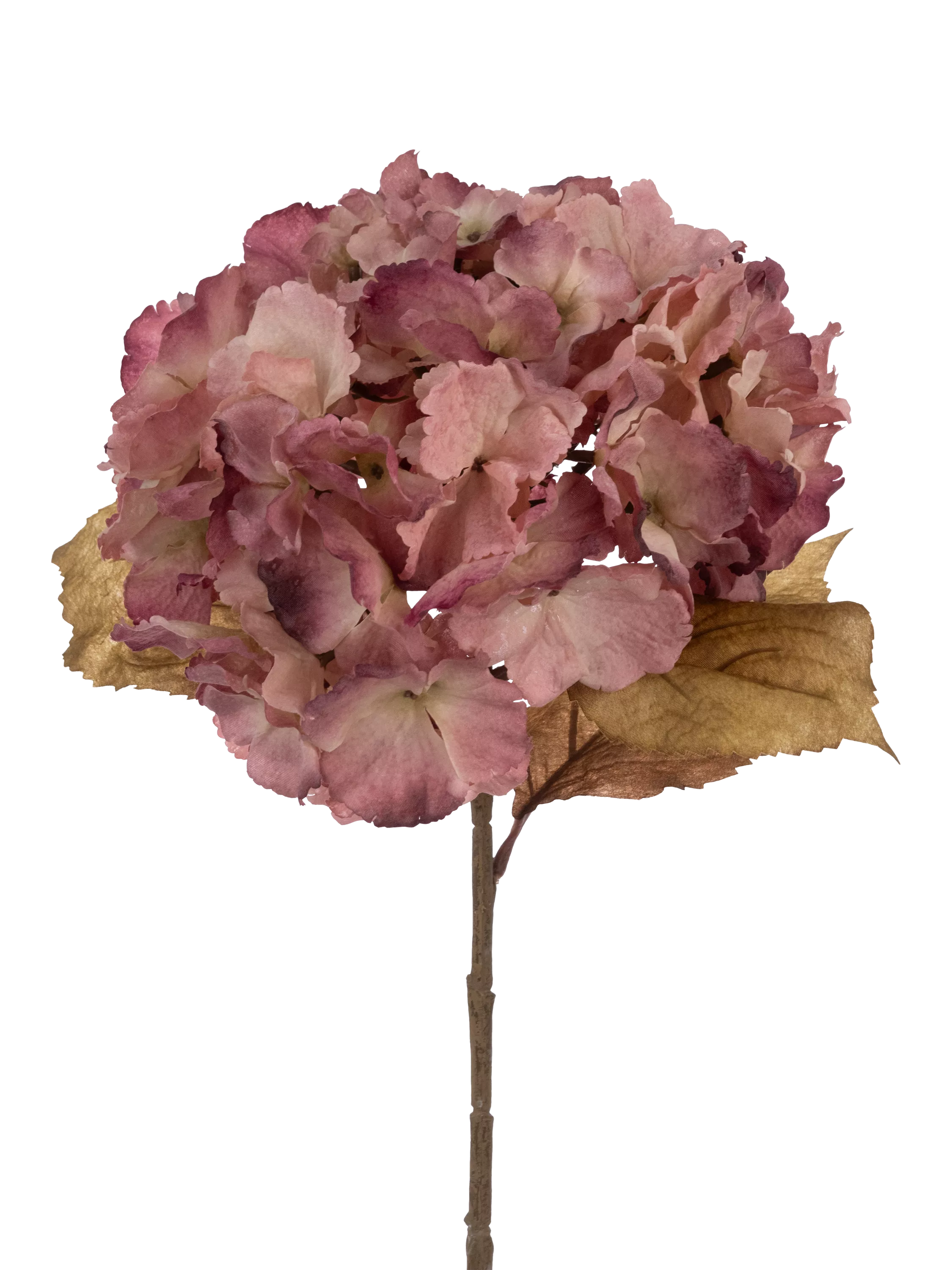 Floralsilk artificial hydrangea stem purple 80cm, UK version