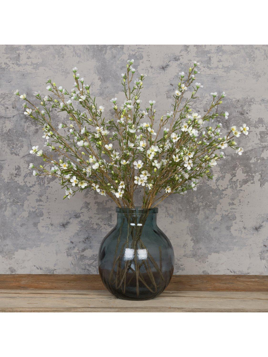 Floralsilk artificial wax flower 78cm green (British brand)