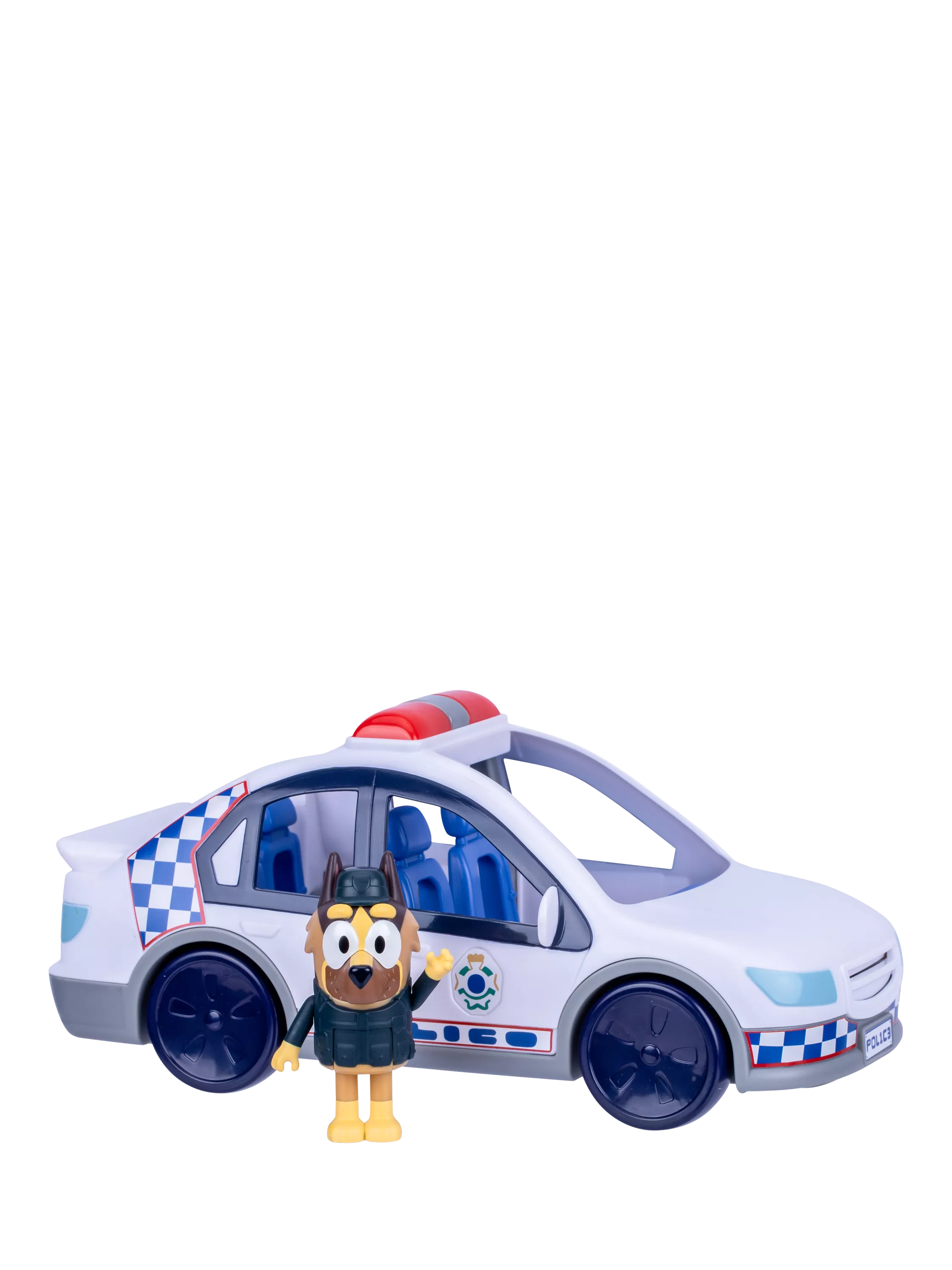 Bluey Police Car S14 toy with lights and sounds, imported from the UK
