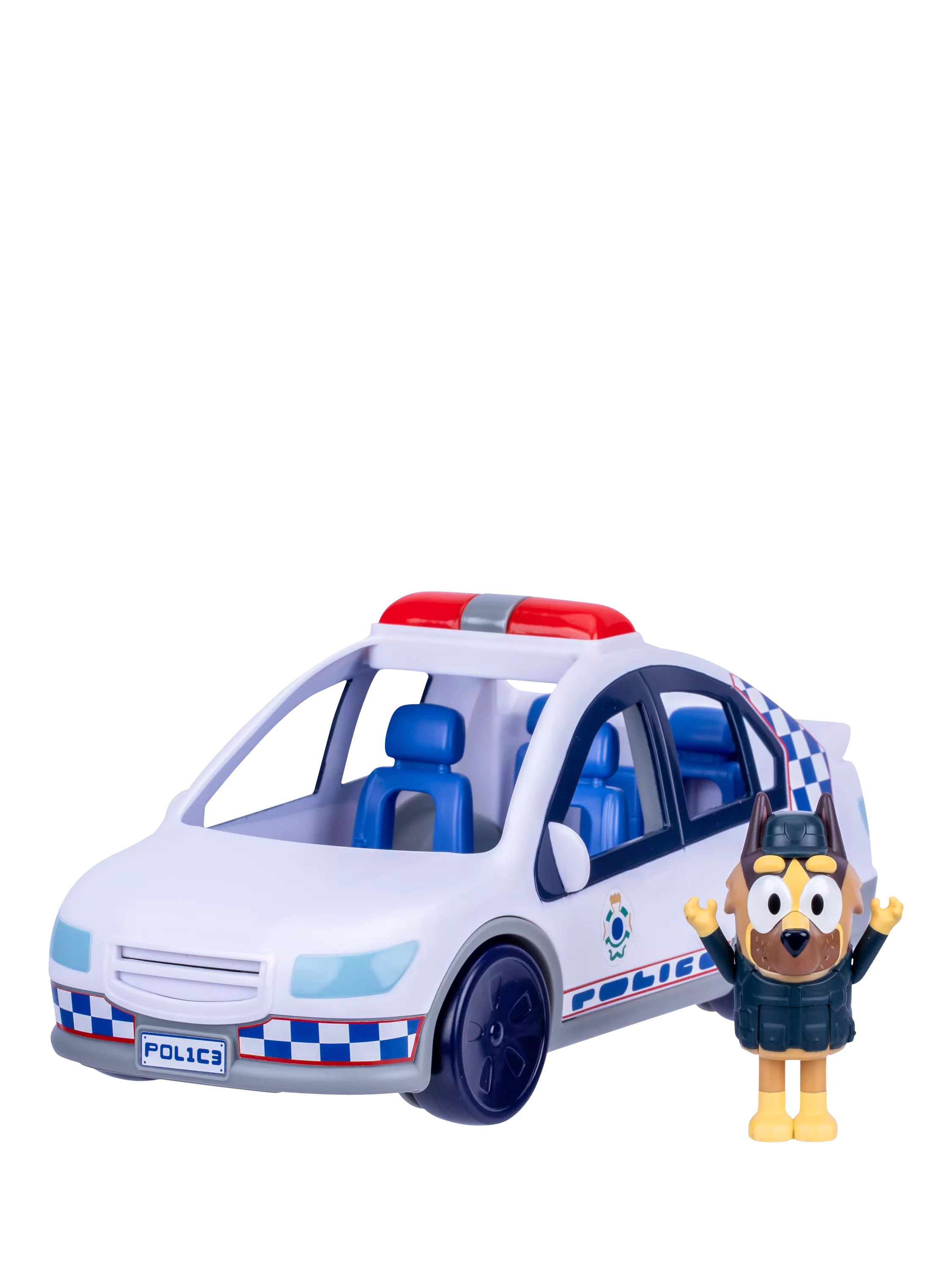 Bluey Police Car S14 toy with lights and sounds, imported from the UK