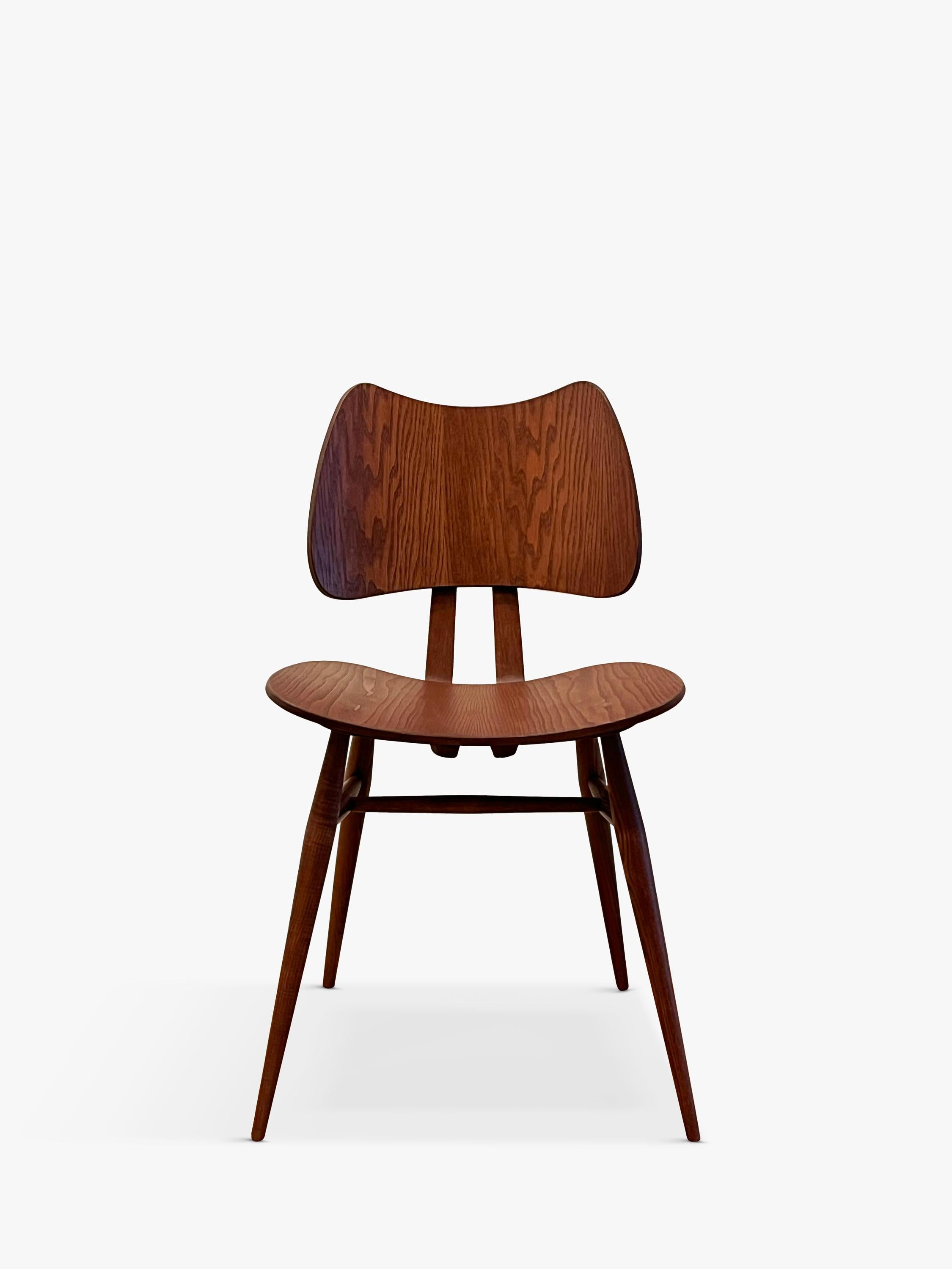 ercol Butterfly Dining Chair in Amber finish - British brand