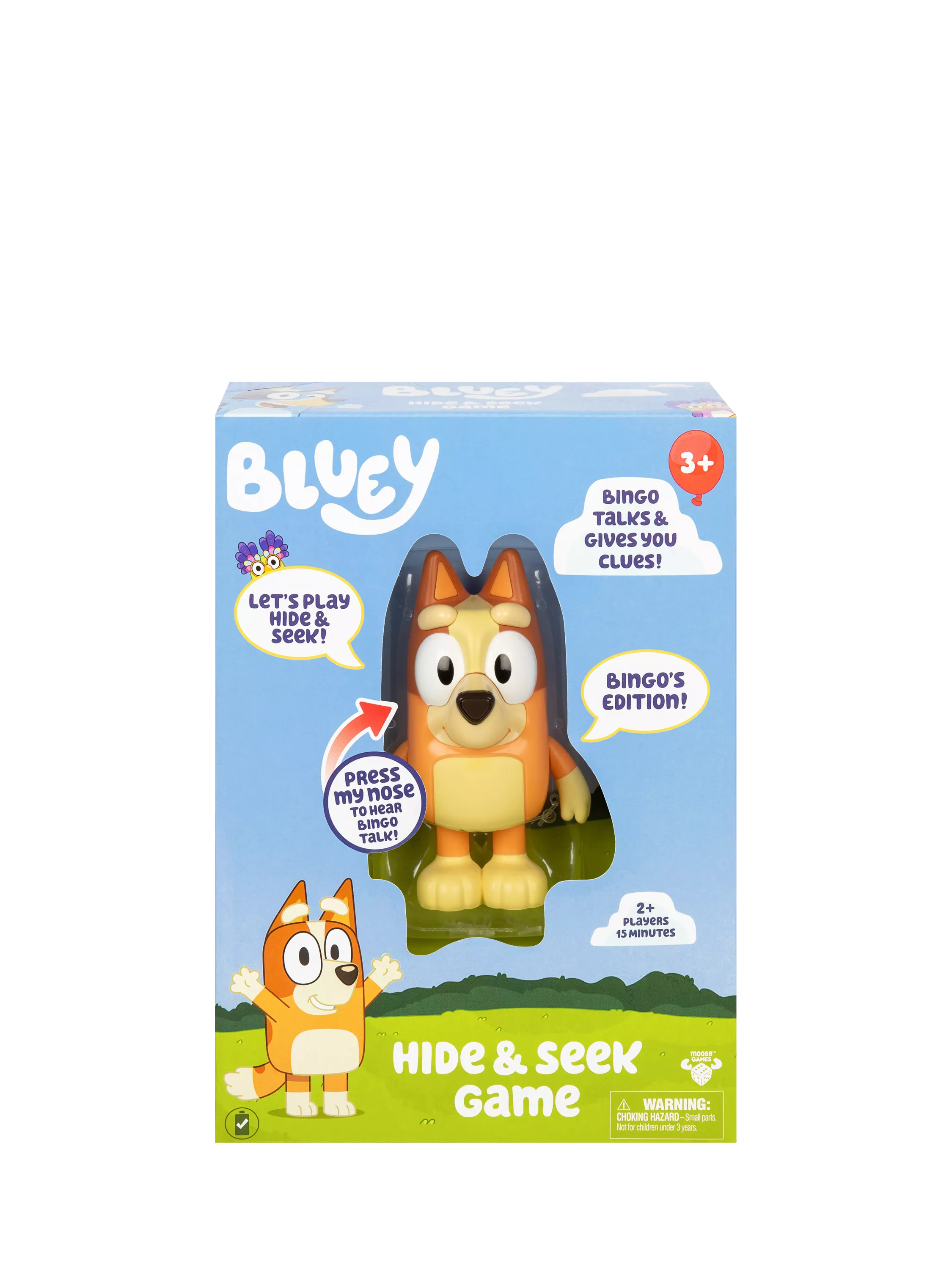 Bluey Hide & Seek Bingo game - British product