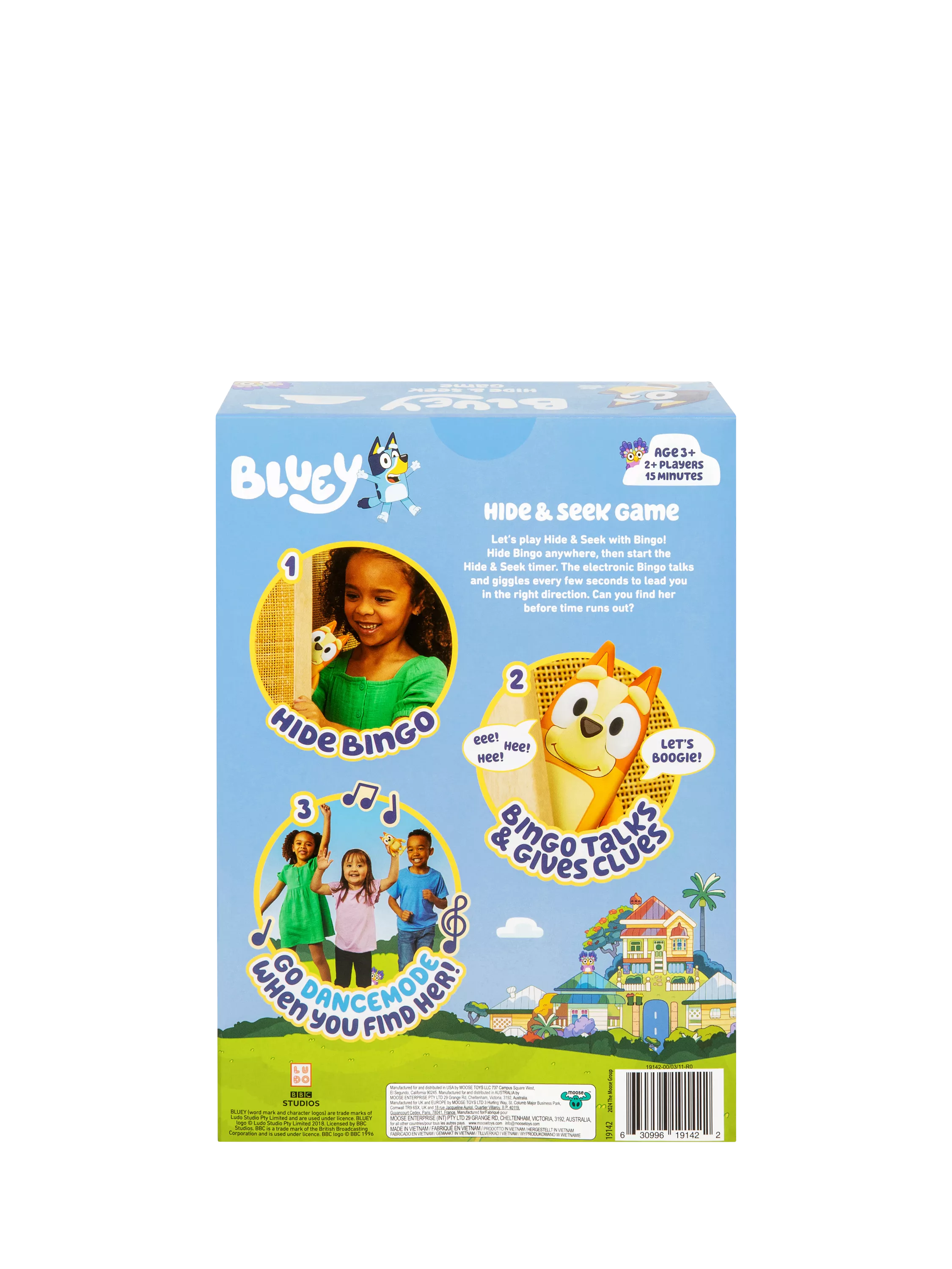 Bluey Hide & Seek Bingo game - British product