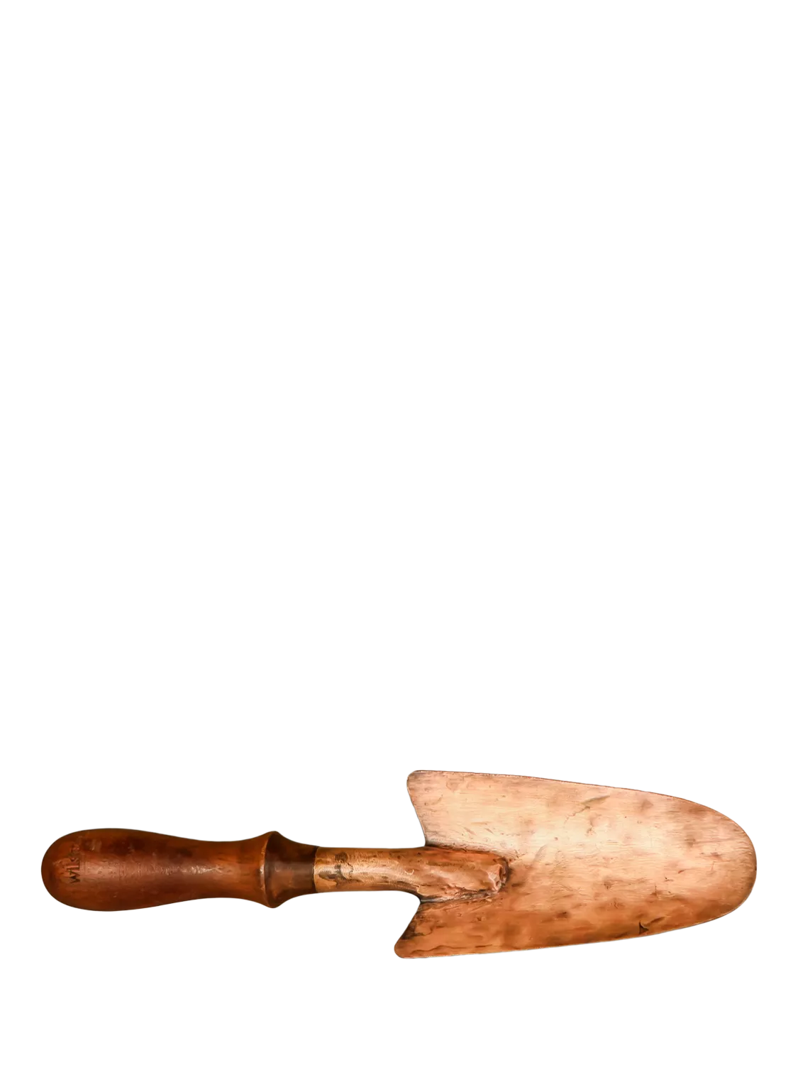 Wilstone garden hand trowel copper blade mango wood handle - British product