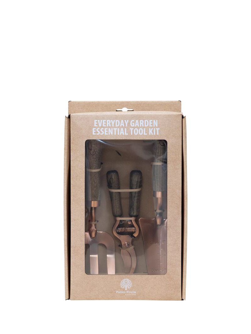 Fallen Fruits garden tool kit copper - British product
