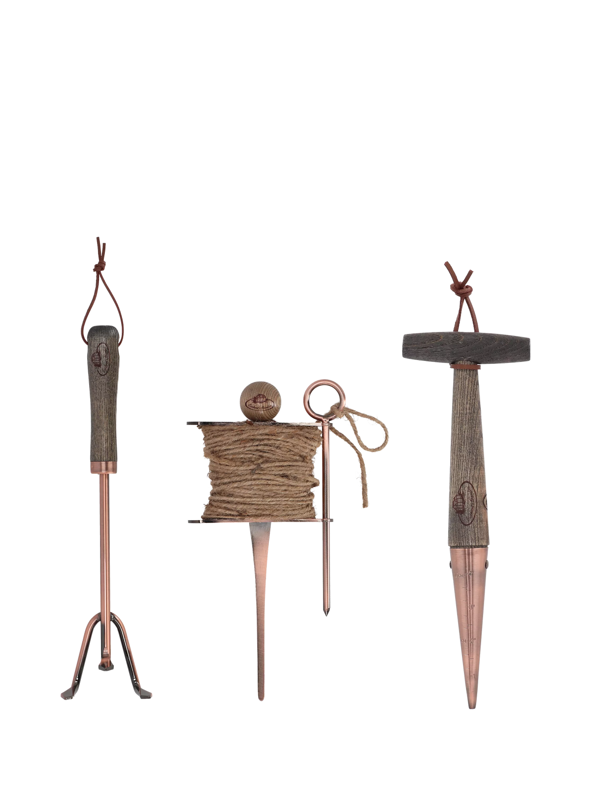 Fallen Fruits Sow & Grow garden tool gift set copper (British brand)
