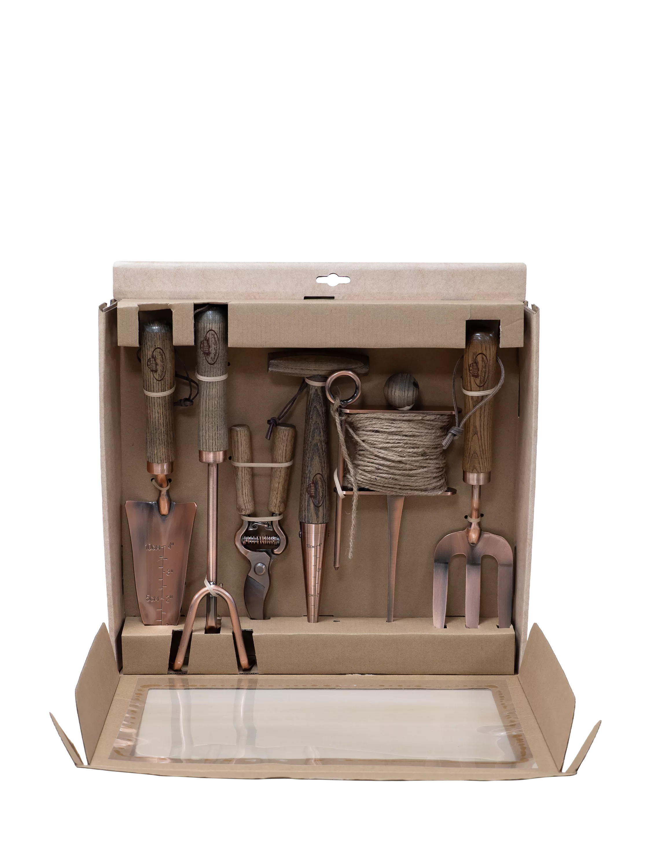 Fallen Fruits FSC ash wood gardening tool kit, imported from the UK