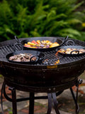 Kadai BBQ skillet pan set 3 piece - British product