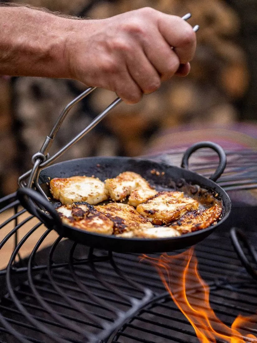Kadai BBQ skillet pan set 3 piece - British product