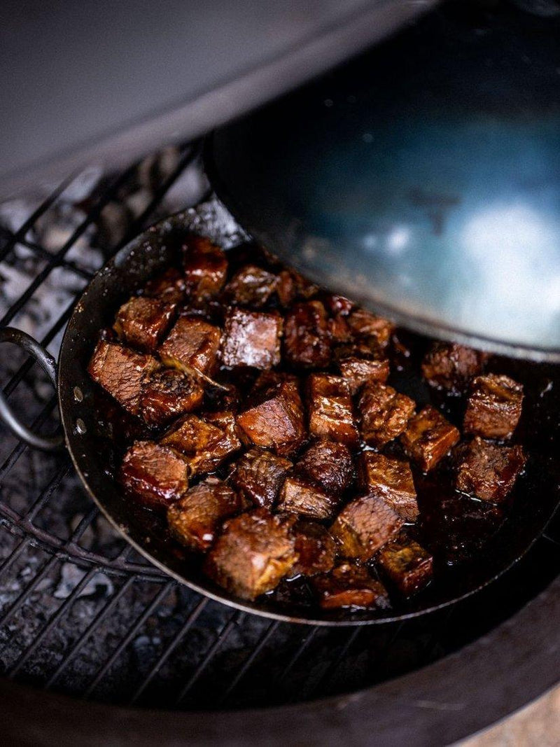 Kadai BBQ skillet pan set 3 piece - British product