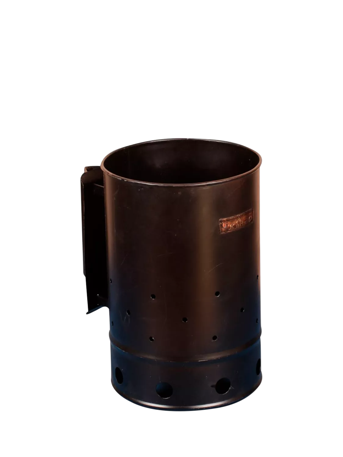 Kadai BBQ Chimney Starter mild steel for barbecue, UK version