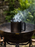Kadai BBQ Chimney Starter mild steel for barbecue, UK version