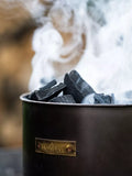 Kadai BBQ Chimney Starter mild steel for barbecue, UK version
