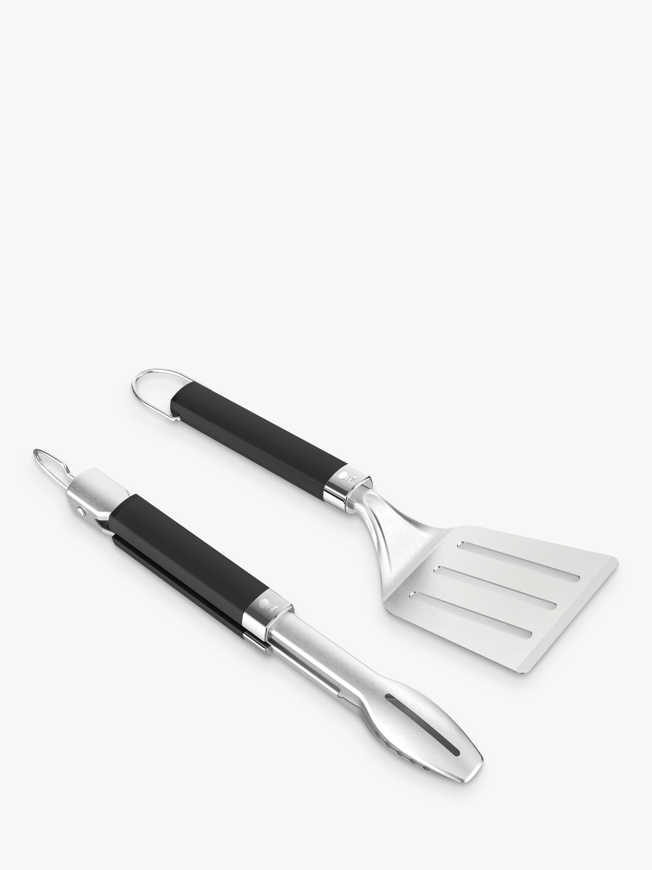 Weber portable BBQ spatula and tongs tool set (British brand)