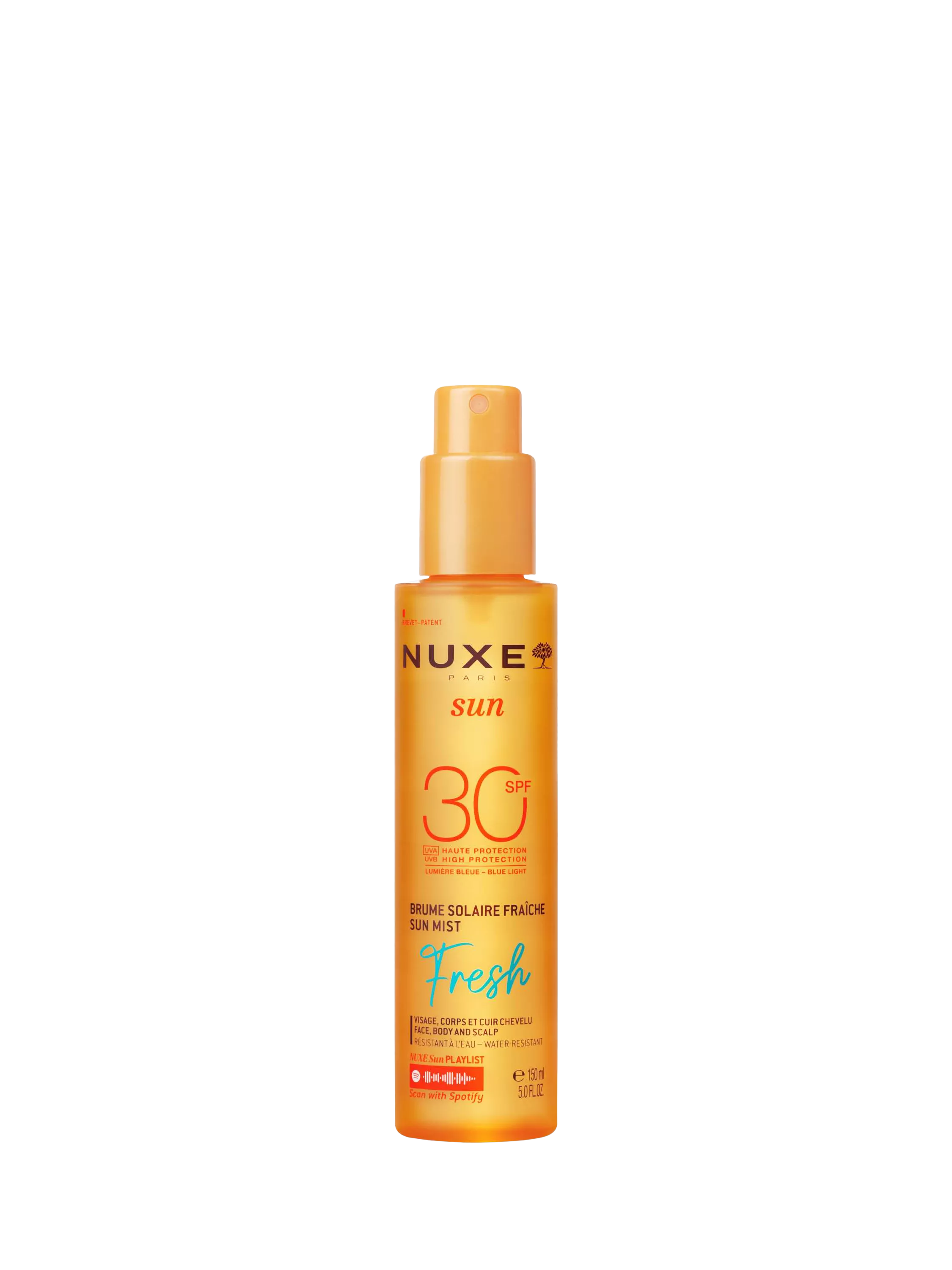 NUXE sun mist SPF 30 150ml, imported from the UK