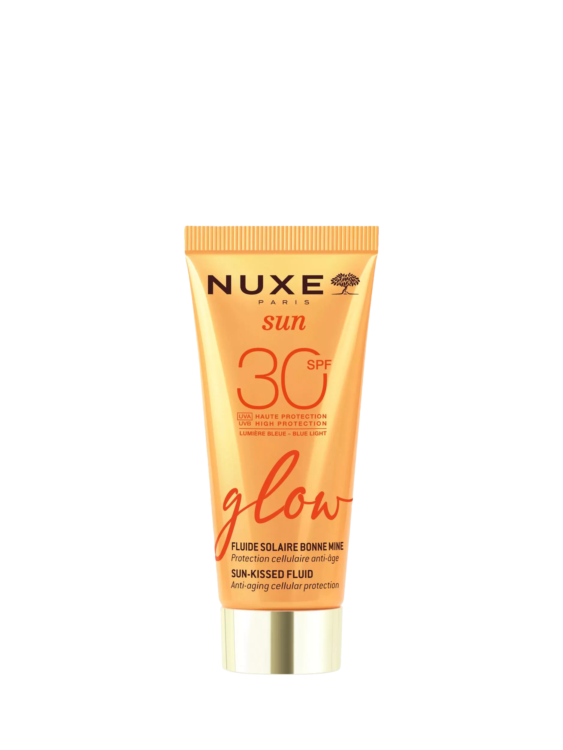 NUXE Sun Glow Sun-Kissed Fluid SPF30 40ml (British brand)
