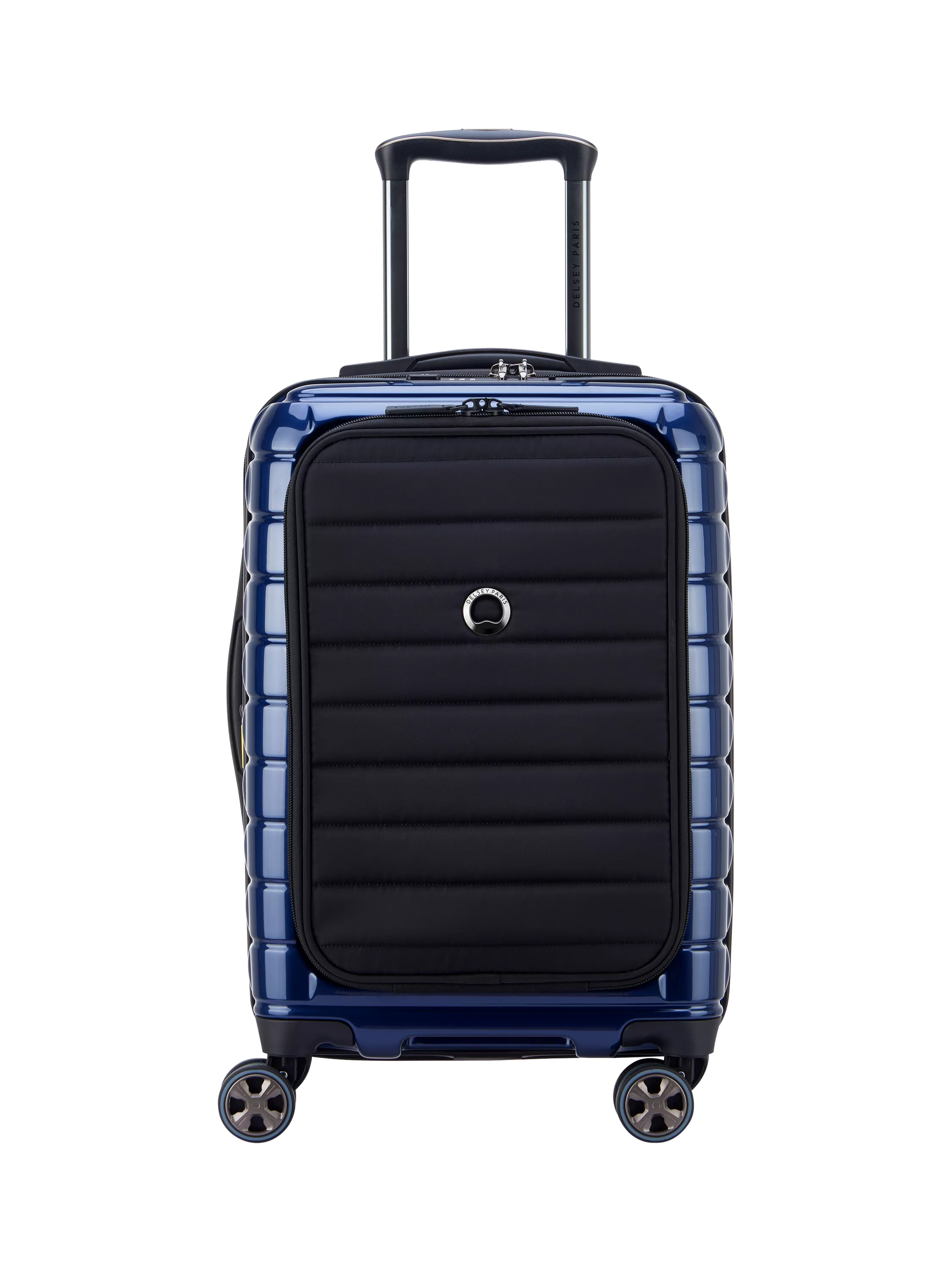 Delsey Shadow 5.0 cabin trolley 55cm blue, imported from the UK