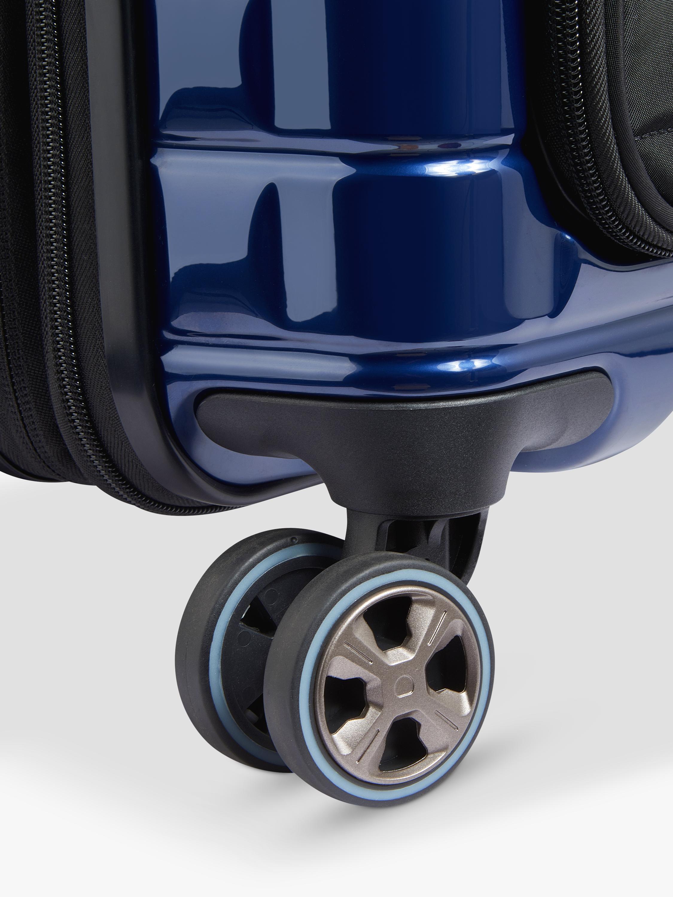 Delsey Shadow 5.0 cabin trolley 55cm blue, imported from the UK