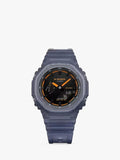 Casio G-SHOCK Smoked Lights 2100 blue watch, imported from the UK