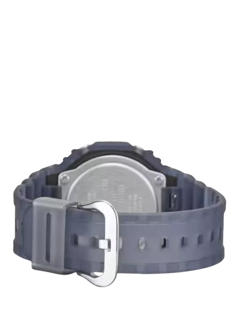 Casio G-SHOCK Smoked Lights 2100 blue watch, imported from the UK