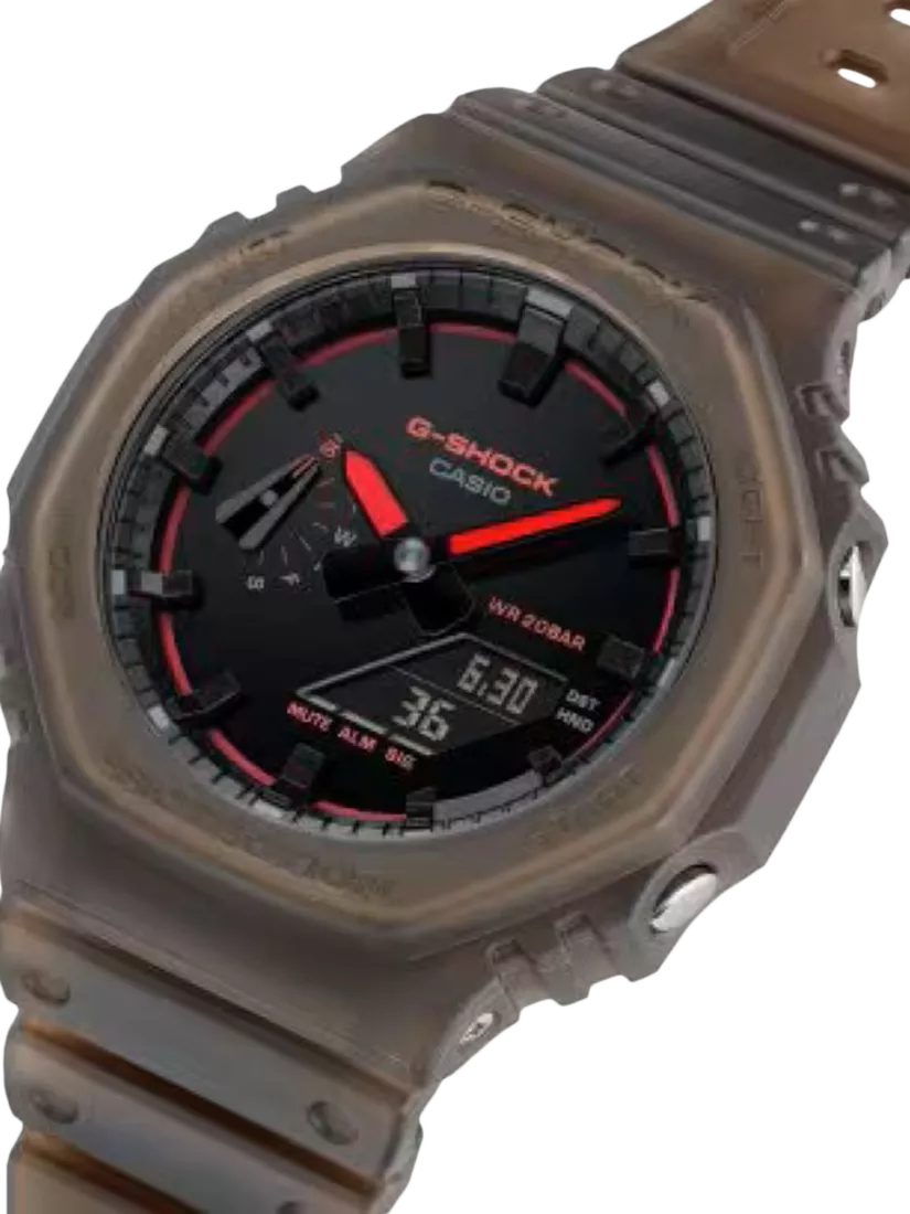 Casio G-SHOCK Smoked Lights 2100 watch brown (British brand)