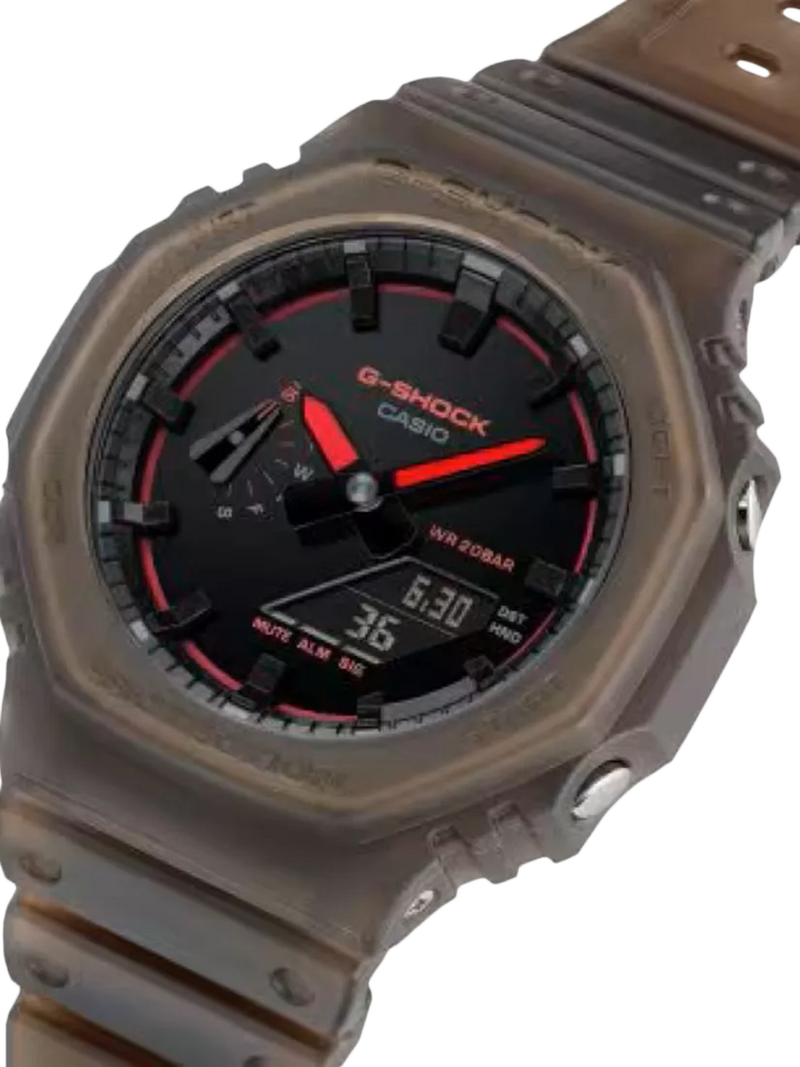 Casio G-SHOCK Smoked Lights 2100 watch brown (British brand)