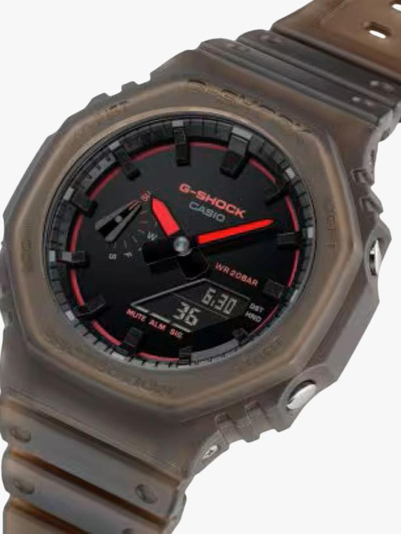 Casio G-SHOCK Smoked Lights 2100 watch brown (British brand)