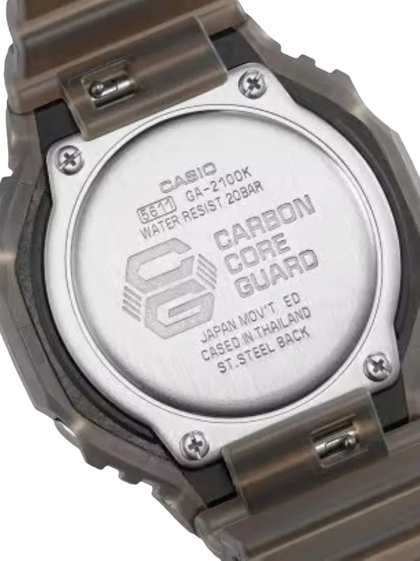 Casio G-SHOCK Smoked Lights 2100 watch brown (British brand)