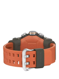 Casio G-Shock Mudmaster men's watch with orange strap, imported from the UK