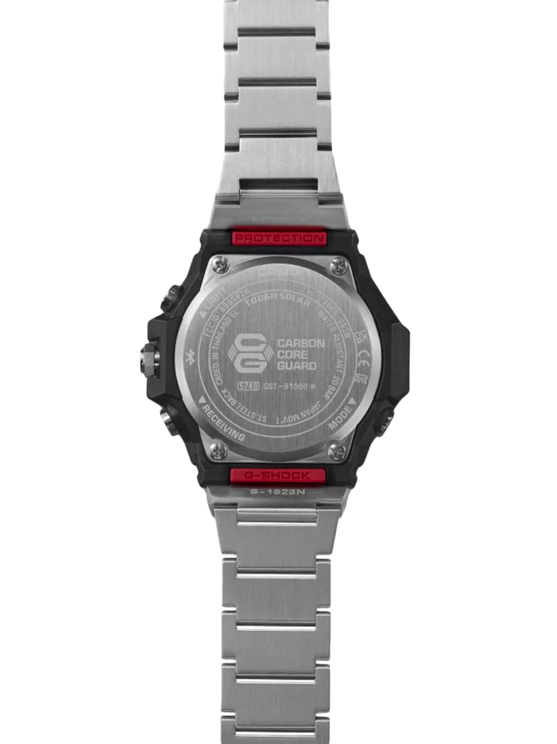 Casio G-SHOCK GST-B1000D men's watch with metal strap, UK version
