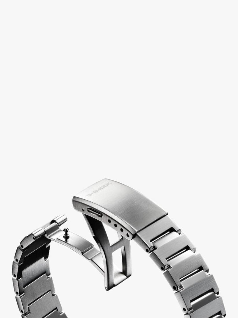 Casio G-SHOCK men's watch green face metal bracelet - British product