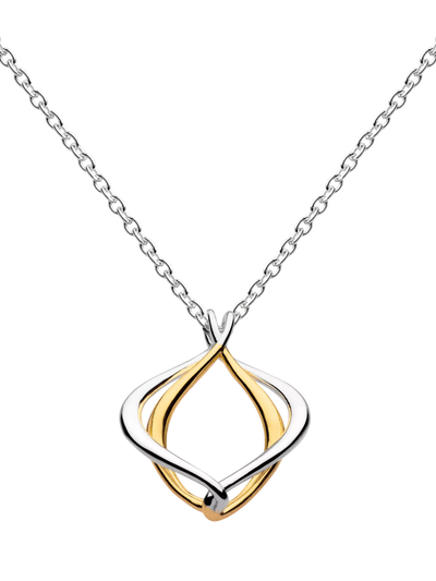 John Lewis Kit Heath Alicia Golden Petite Necklace Silver / Yellow Gold- Buy online at McGrocer