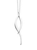 Kit Heath Entwine Twine Twist silver necklace, UK version