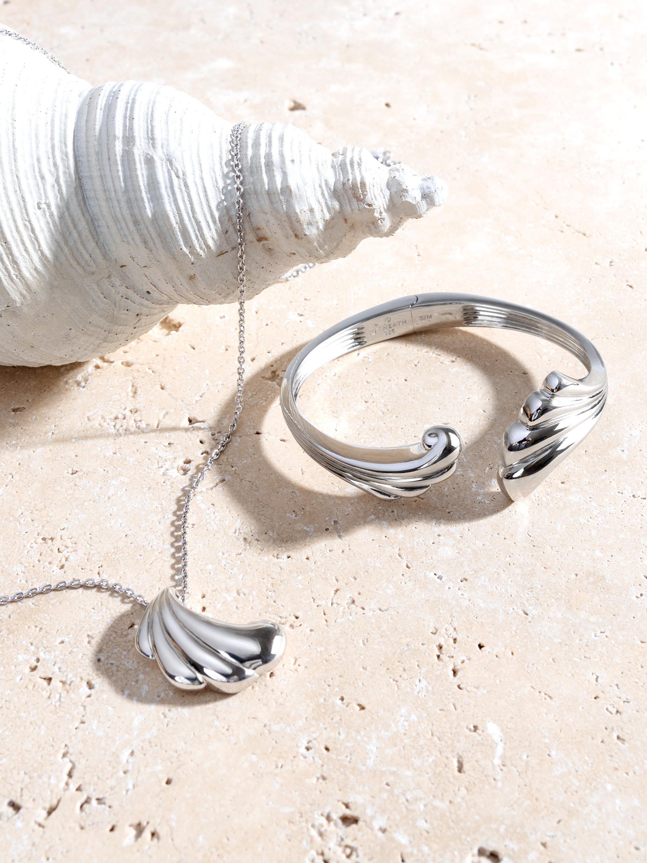 Kit Heath Océane Shell Echo Grande necklace sterling silver (British brand)