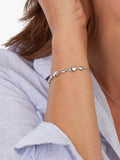 Kit Heath coast pebble link bracelet silver, UK version