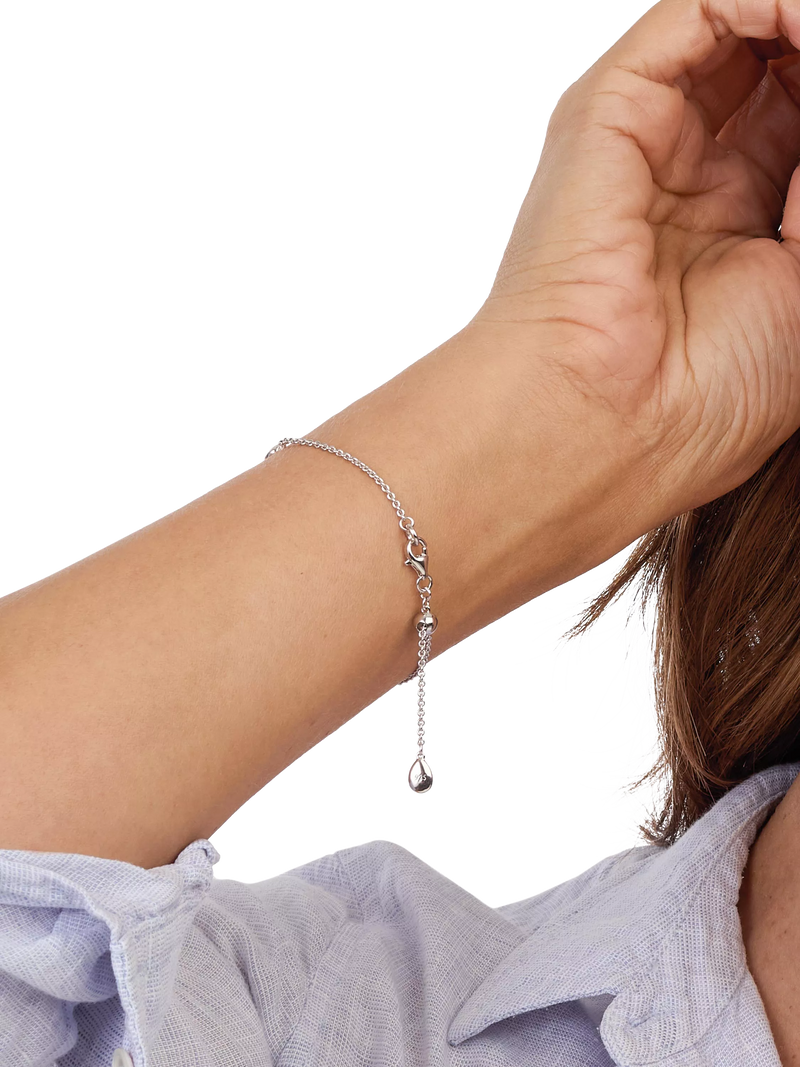 Kit Heath coast pebble link bracelet silver, UK version