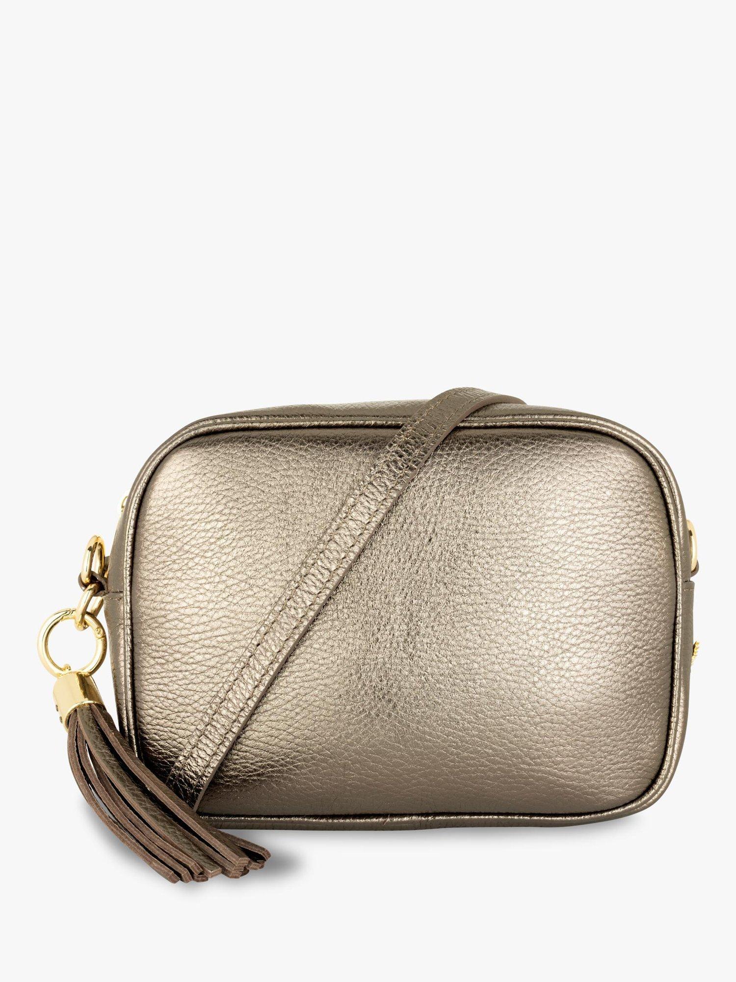 Apatchy London leather crossbody bag Latte, UK version