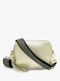 Apatchy London Leather Crossbody Bag Latte