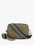 Apatchy London leather crossbody bag Latte, UK version