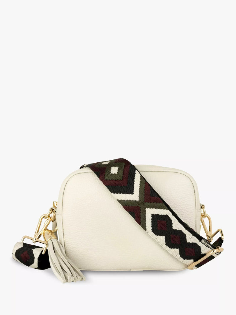 Apatchy London Leather Cross Body Bag Black