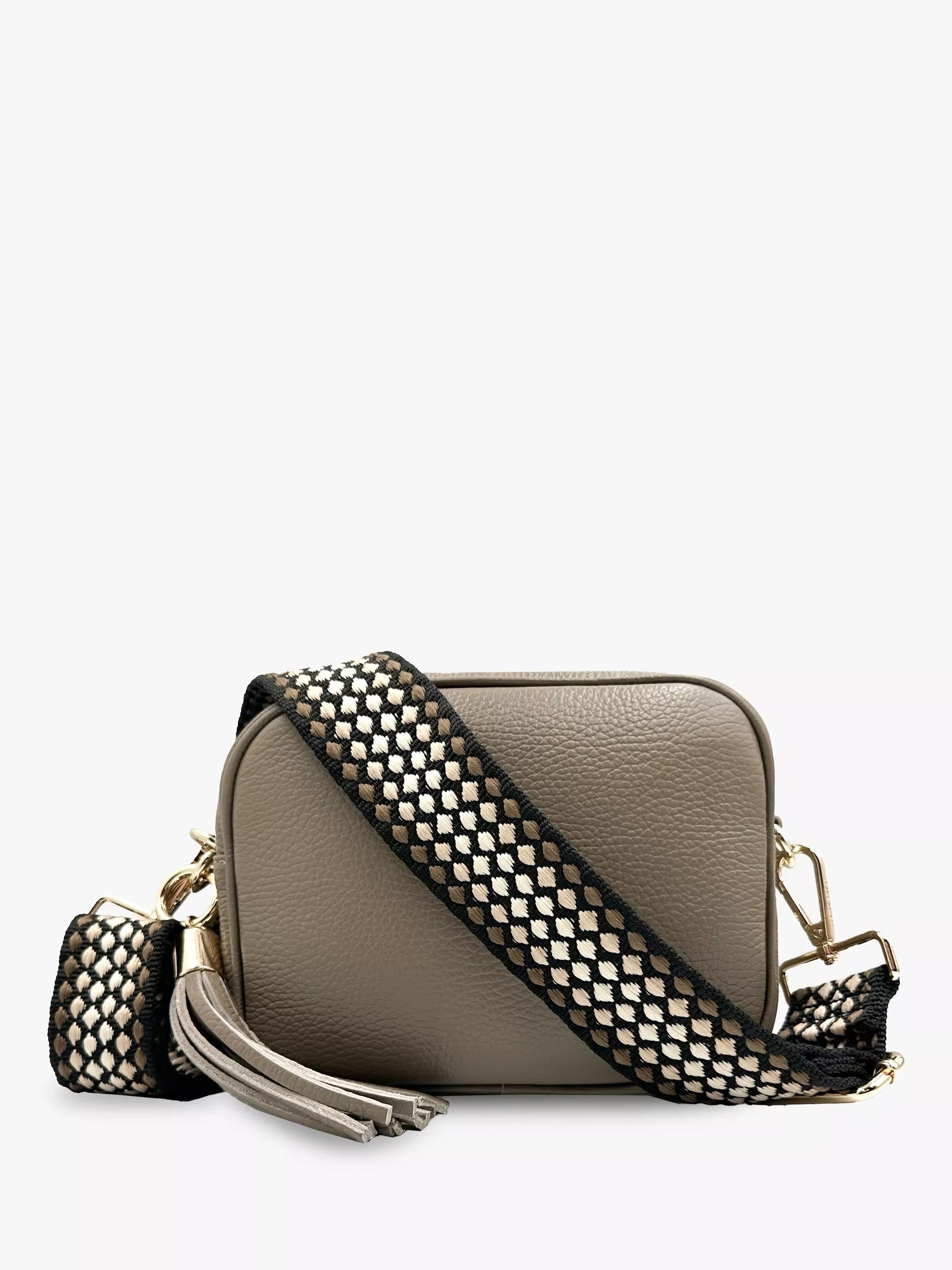 Apatchy London leather crossbody bag latte, UK version